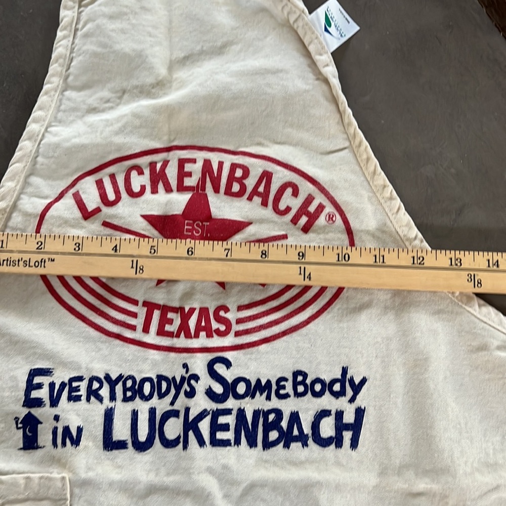 RARE UNICORN Luckenbach apron. EUC - Picture 6 of 7